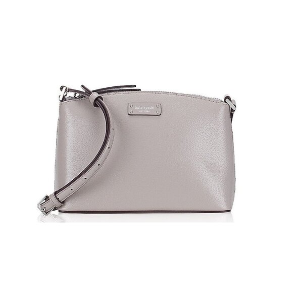 Brand New Kate Spade Jeanne Leather Crossbody Bag Soft Taupe 9.25"x6.5"x 3" - Picture 1 of 12